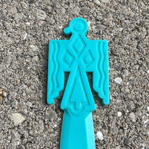 Vintage Turquoise Egyptian Bird Letter Opener - Picture 4 of 6